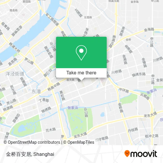 金桥百安居 map