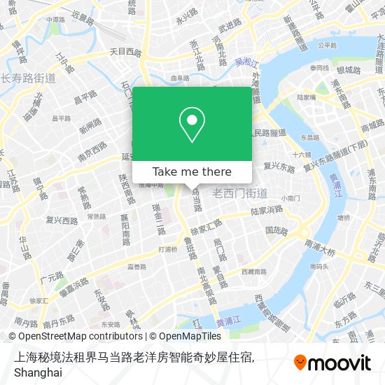 上海秘境法租界马当路老洋房智能奇妙屋住宿 map