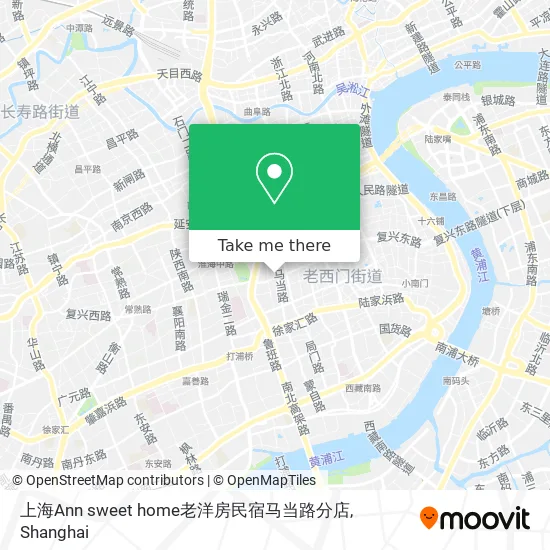 上海Ann sweet home老洋房民宿马当路分店 map