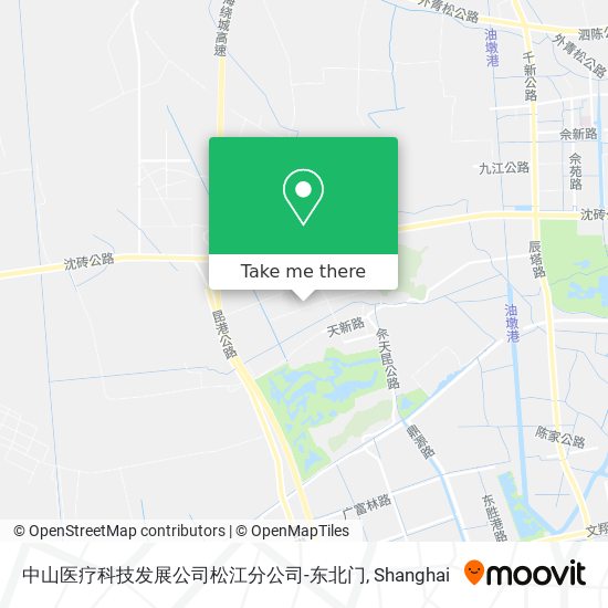 中山医疗科技发展公司松江分公司-东北门 map