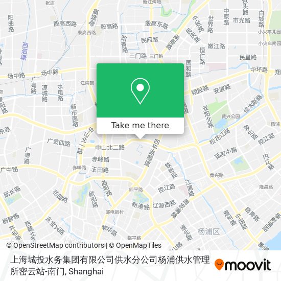 上海城投水务集团有限公司供水分公司杨浦供水管理所密云站-南门 map