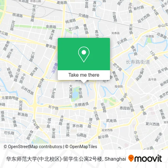 华东师范大学(中北校区)-留学生公寓2号楼 map