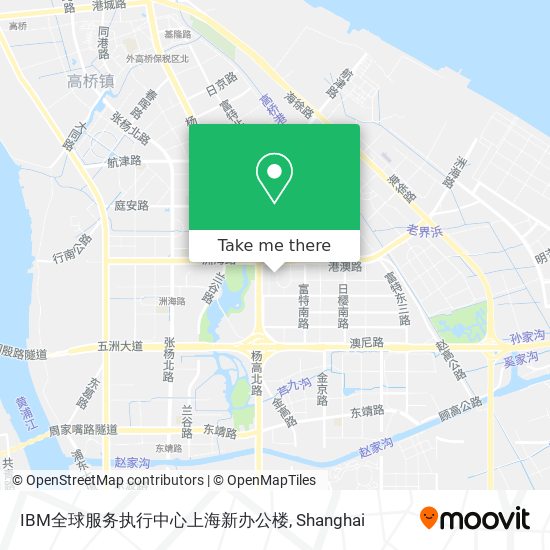 IBM全球服务执行中心上海新办公楼 map