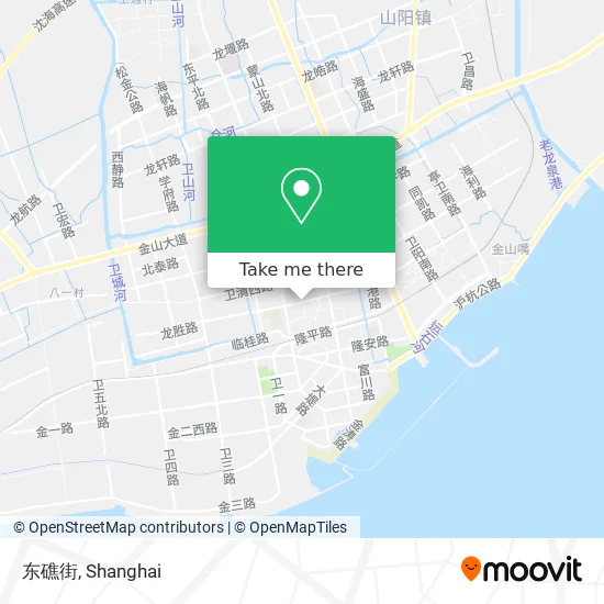 东礁街 map