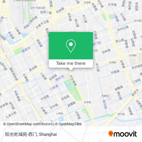 阳光乾城苑-西门 map