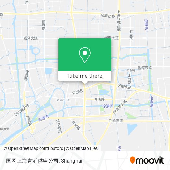 国网上海青浦供电公司 map