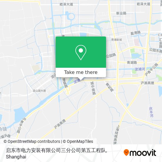 启东市电力安装有限公司三分公司第五工程队 map