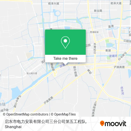 启东市电力安装有限公司三分公司第五工程队 map