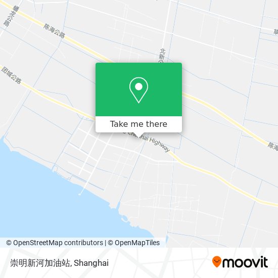 崇明新河加油站 map