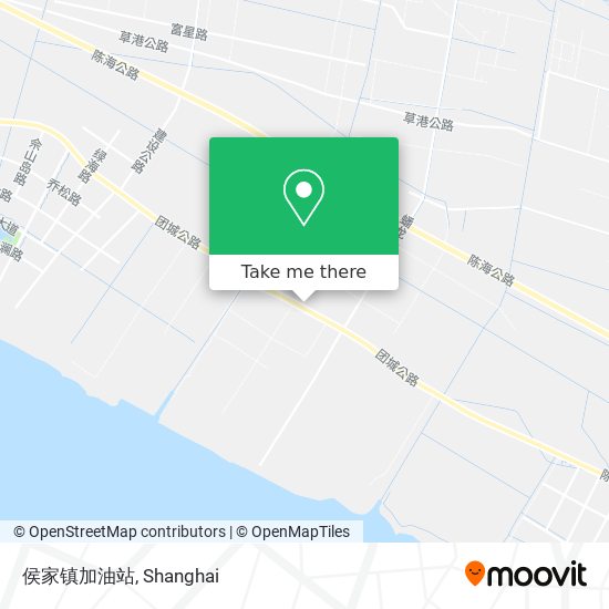 侯家镇加油站 map