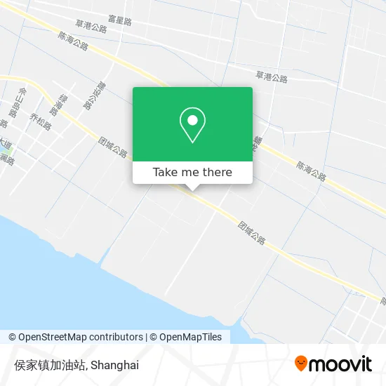 侯家镇加油站 map