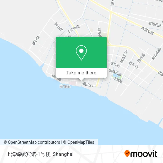 上海锦绣宾馆-1号楼 map