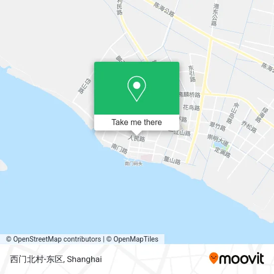 西门北村-东区 map