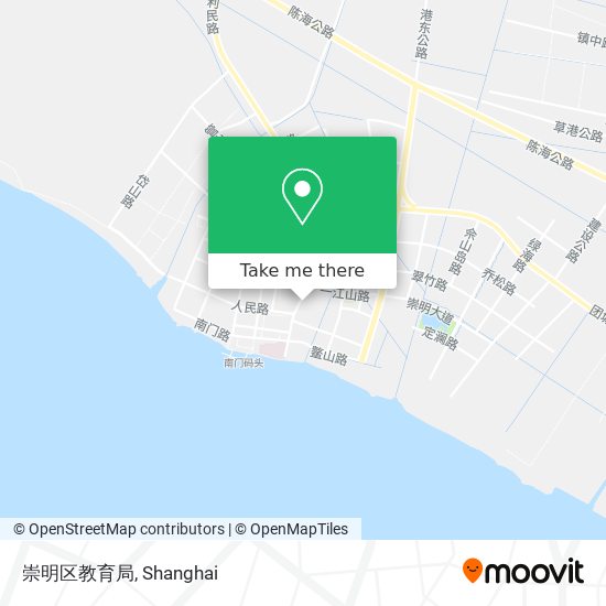 崇明区教育局 map