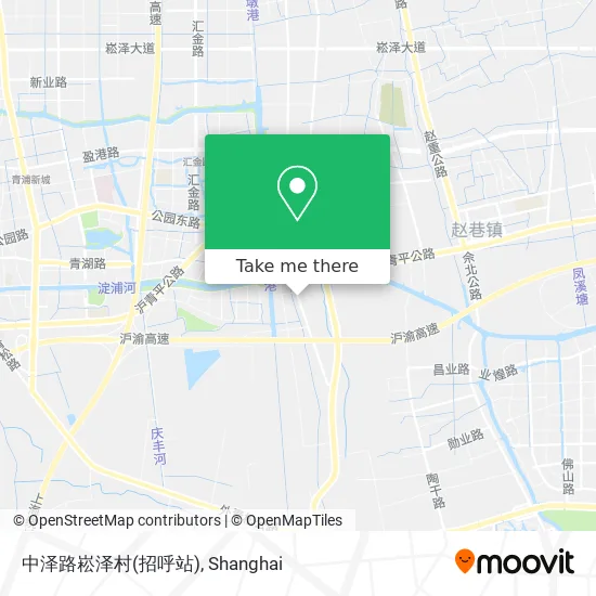 中泽路崧泽村(招呼站) map