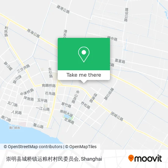 崇明县城桥镇运粮村村民委员会 map