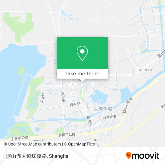 淀山湖大道珠溪路 map