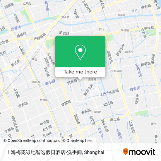 上海梅陇绿地智选假日酒店-洗手间 map