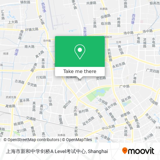上海市新和中学剑桥A Level考试中心 map