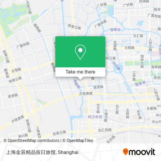 上海金辰精品假日旅馆 map