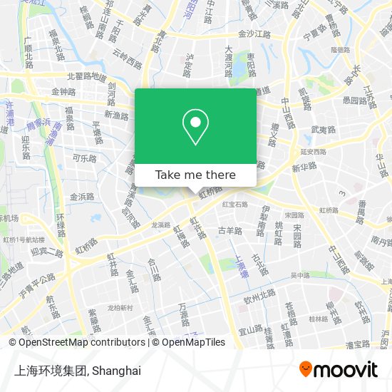 上海环境集团 map