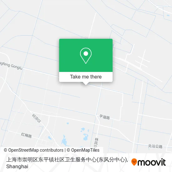 上海市崇明区东平镇社区卫生服务中心(东风分中心) map