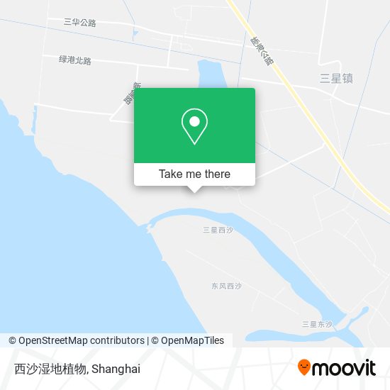 西沙湿地植物 map