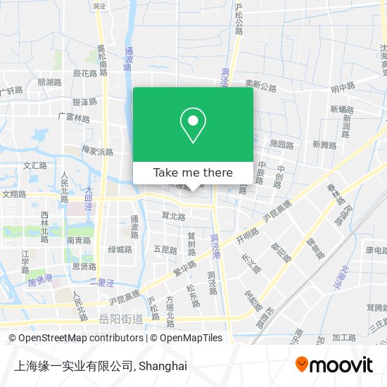 上海缘一实业有限公司 map
