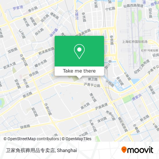 卫家角殡葬用品专卖店 map