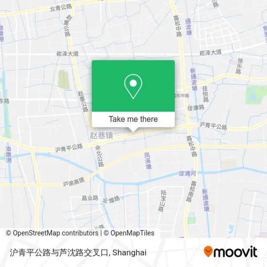 沪青平公路与芦沈路交叉口 map