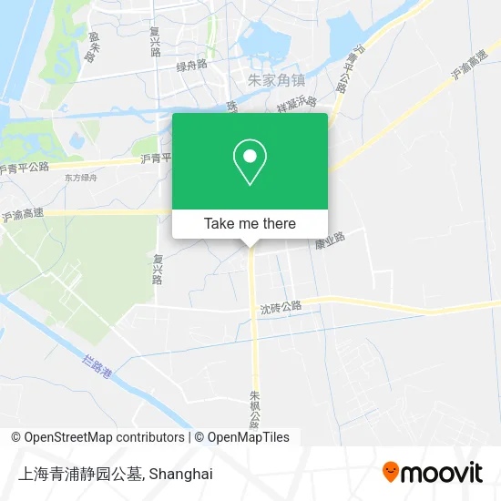 上海青浦静园公墓 map