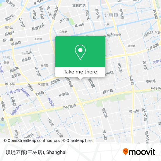 璞瑅养颜(三林店) map