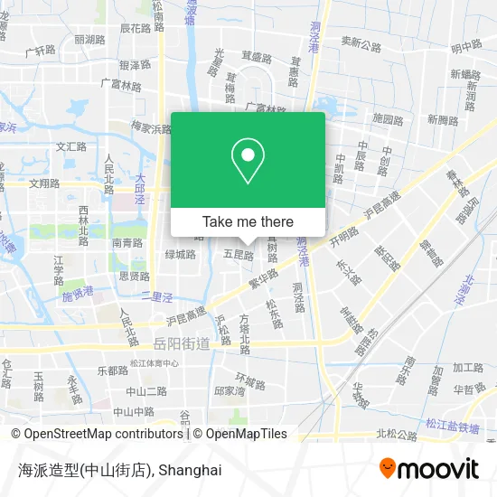 海派造型(中山街店) map