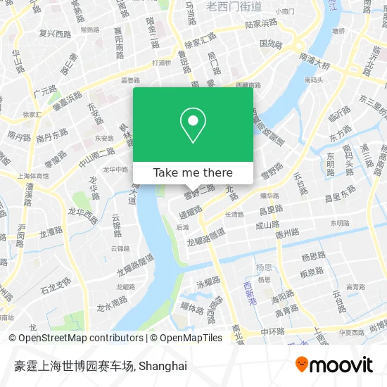 豪霆上海世博园赛车场 map
