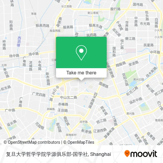 复旦大学哲学学院学源俱乐部-国学社 map