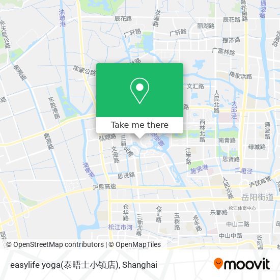 easylife yoga(泰晤士小镇店) map