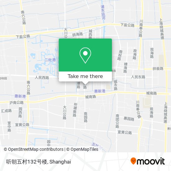 听朝五村132号楼 map