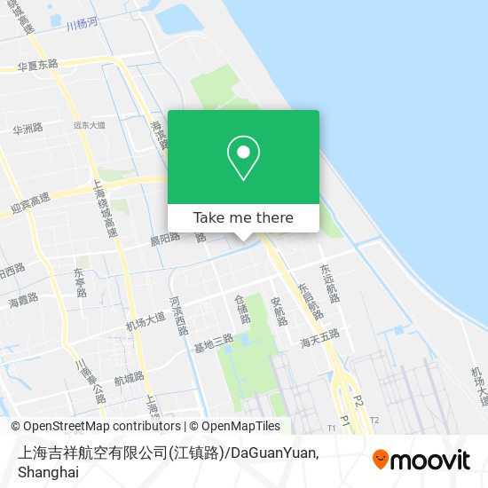上海吉祥航空有限公司(江镇路)/DaGuanYuan map