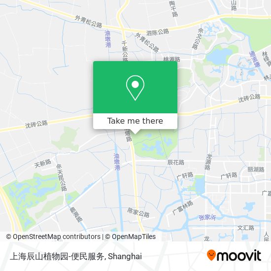 上海辰山植物园-便民服务 map