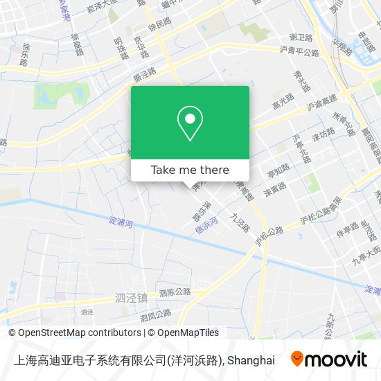 上海高迪亚电子系统有限公司(洋河浜路) map