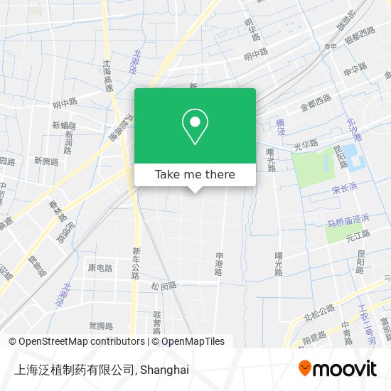 上海泛植制药有限公司 map