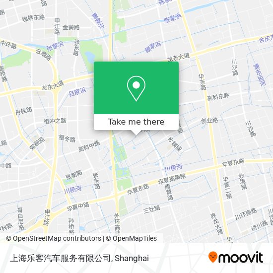 上海乐客汽车服务有限公司 map