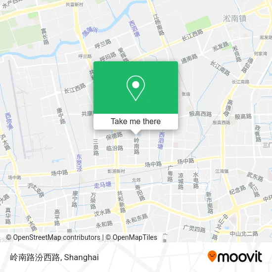 岭南路汾西路 map