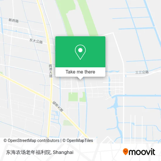 东海农场老年福利院 map