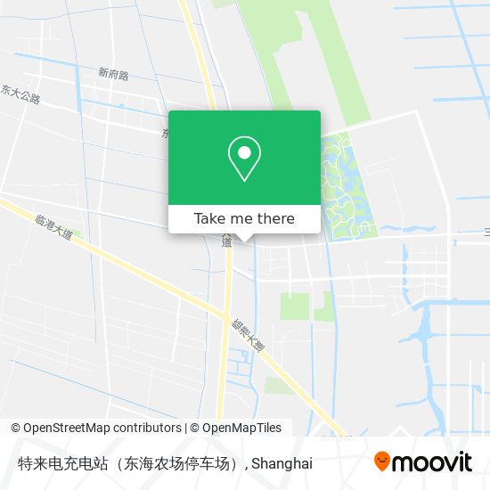 特来电充电站（东海农场停车场） map