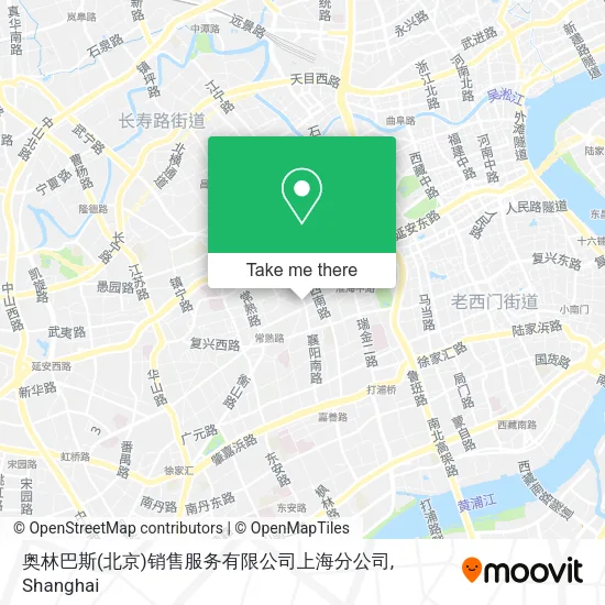 奥林巴斯(北京)销售服务有限公司上海分公司 map