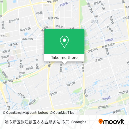 浦东新区张江镇卫农农业服务站-东门 map