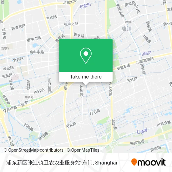 浦东新区张江镇卫农农业服务站-东门 map