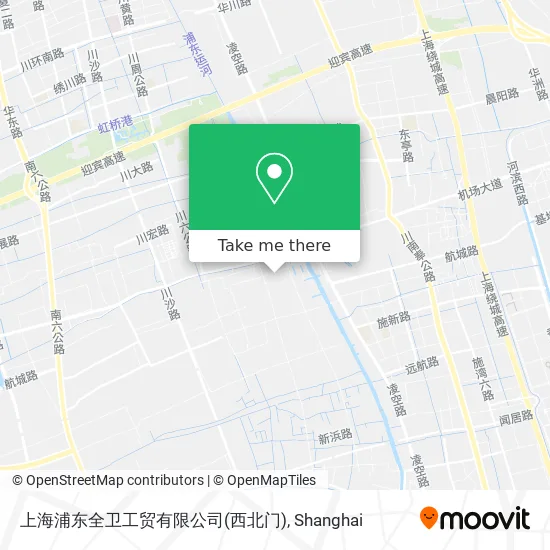 上海浦东全卫工贸有限公司(西北门) map