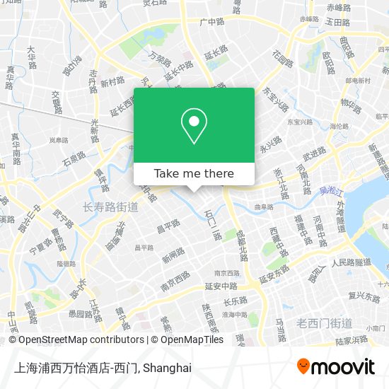 上海浦西万怡酒店-西门 map